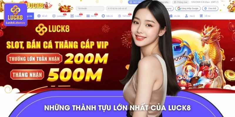 Các giải thưởng danh giá khẳng định đẳng cấp của LUCK8