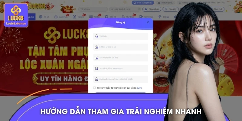 Quy trình tham gia giải trí an toàn tại nhà cái LUCK8